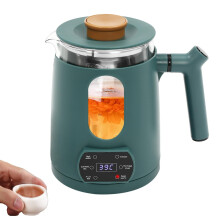 Electric Tea Kettle with LCD Display, 6 Brewing Modes, Fast Heating, 360 Swivel Base, Green