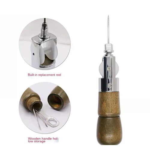 DIY Leather Sewing Awl Thread Kit Manual Sewing Machine Speedy Stitcher Leather, O8A4 2