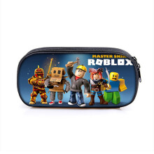 Roblox Pencil Cases for Boys, School Supplies for Kids, Oval Pencil Cases with Design, Gifts for Gamers Boys Girls Teens, School Supplies