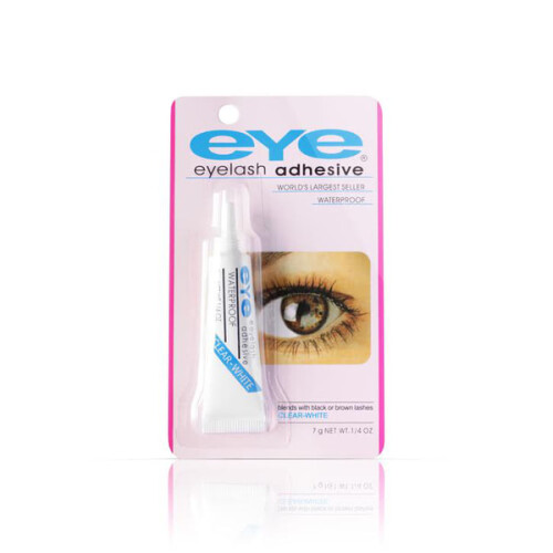 Glue for false eyelashes transparent