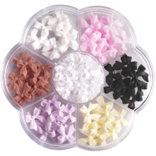 Colorful 3D Bow-Knot Nail Studs Rhinestones, Crystal Nail Charms Set for DIY Nail Art Design, Jewel Stones Decoration (1)