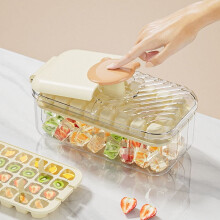 karymi Ice Block Maker, Large Capacity Food Grade Ice Storage Box with Shovel & Molds, Compatible with Household Use, Kitchen Essential for Holiday