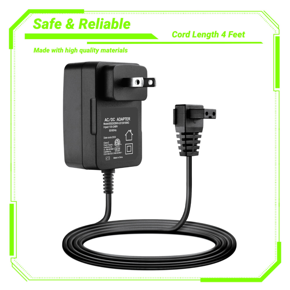 Cjp-Geek 2-Prong 12.6V Ac Adapter Replacement For Aiper Seagull Plus Cordless Robotic Pool Cleaner Power Dc Charger 9389440258280