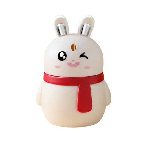 Toothpick Holder Press-on Type Automatic Cute Rabbit Shape Toothpick Box Desktop Ornament Daily Use 1