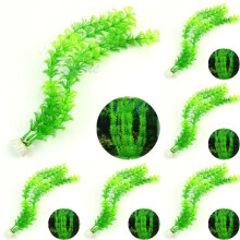 Free shipping 1 Artificial grass decoration water fish tank *5PCS