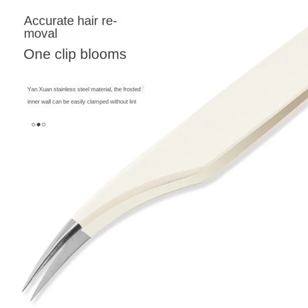 DEKAXID Fiber Tip Eyelash Extension Tweezer Volume Isolation Precise Lash Tweezers Nano Technology Eyebrow From Makeup Eyelash Tweezers