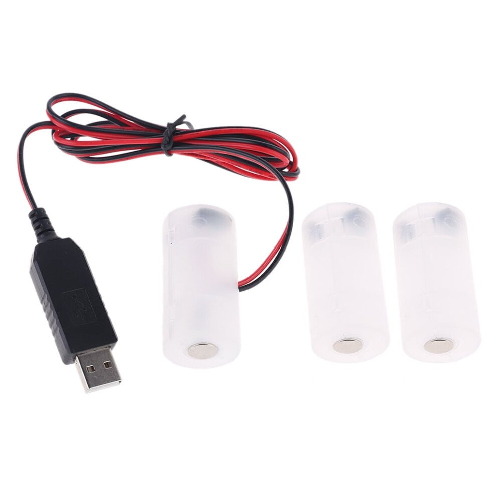 Lr14 C Battery Eliminator Usb Power Supply Replace 1 To 4Pcs 1.5V C Cell Battery 9389440403468