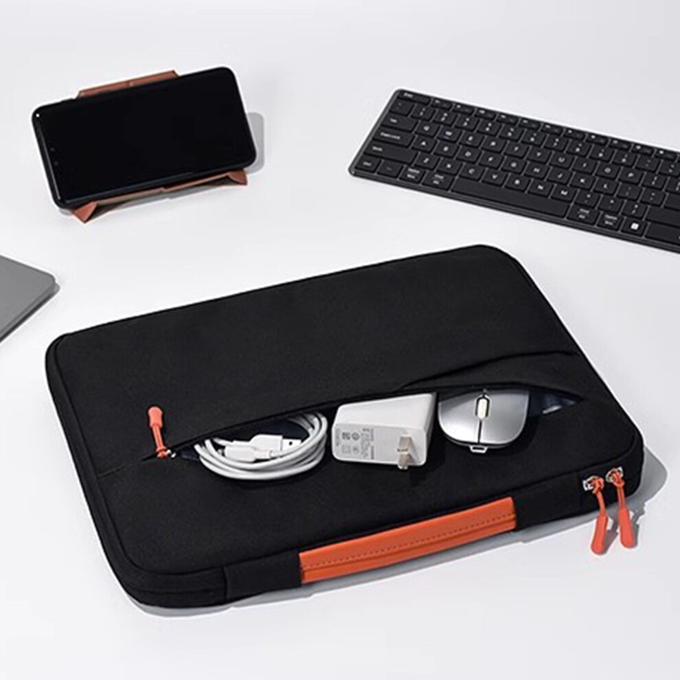 Txmfgh Ultra-Lightweight Laptop Bag For 13-16" - Compact Design With Cable & Accessory Organization Black 9389440403413