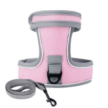 Cat Leash Double Reinforced Anti Breakaway Cat Leash Breathable Reflective Pet Leash Leather Dog Leash 6ft