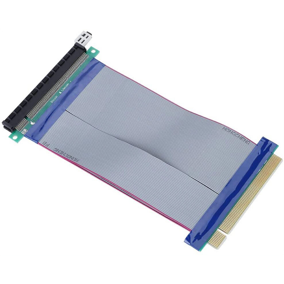 PCIE Riser Cable, 7.5Inch/19cm 16x High Speed Riser Cable - PCI Express Port GPU Extension Card