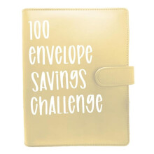 Hariumiu Envelope Challenge Binder Envelope Binder for Savings Challenge Control Fun Engaging Tool to Teach Kids about Saving Money Save for Next
