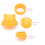 Guangmc Makeup Sponge Holder Container Yellow Egg Box Storage Travel 6