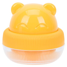 Guangmc Makeup Sponge Holder Container Yellow Egg Box Storage Travel