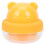 Guangmc Makeup Sponge Holder Container Yellow Egg Box Storage Travel 1