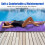 Purple Waterproof Folding Camping Foam Mat for Beach Tent Sleeping 9