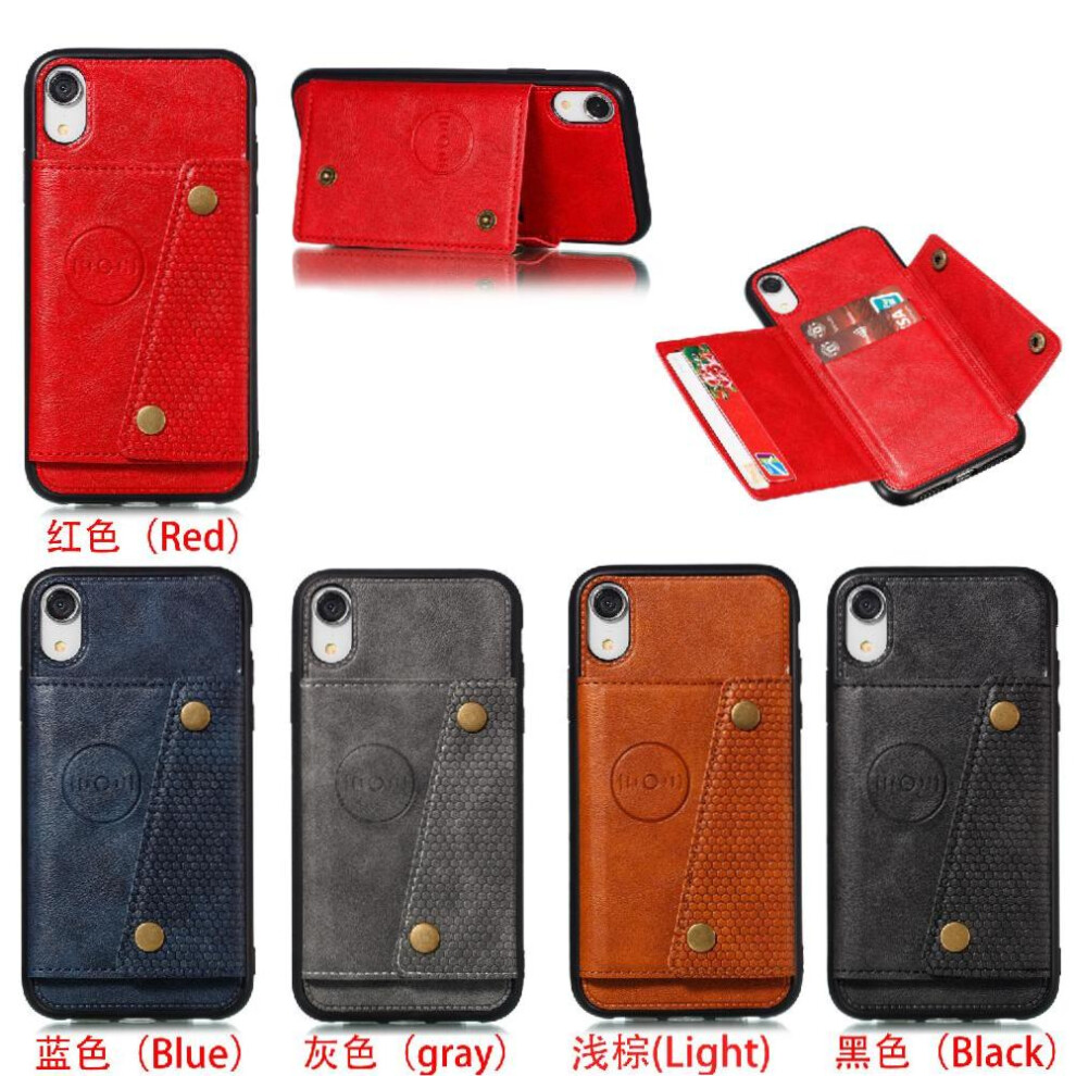 Wallet Case For Compatible With Iphone Xs Max Buit In Iron Kickstand Shockproof Protective Card Holder Wallet Case 9389440804883