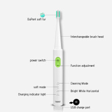 Ozmmyan Electric Toothbrush with 4 Brush Heads, 3 Modes, IPX7 Waterproof, Fast Charging & Long Battery Life – Back to School Deal