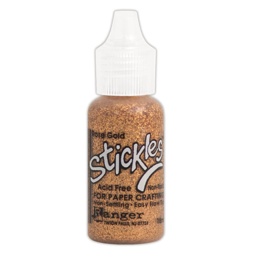 Ranger Stickles Glitter Glue .5oz Rose Gold