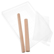 Nougat Mold Wooden Tray Baking Pans Snowflake Mold Nougat Candy Tool Accessory Silicone Mold for Nougat