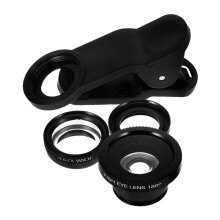 1 Set Phone Camera Lens Macro Lens Wide Angle Lens Fisheye Lens for Mobile Phone