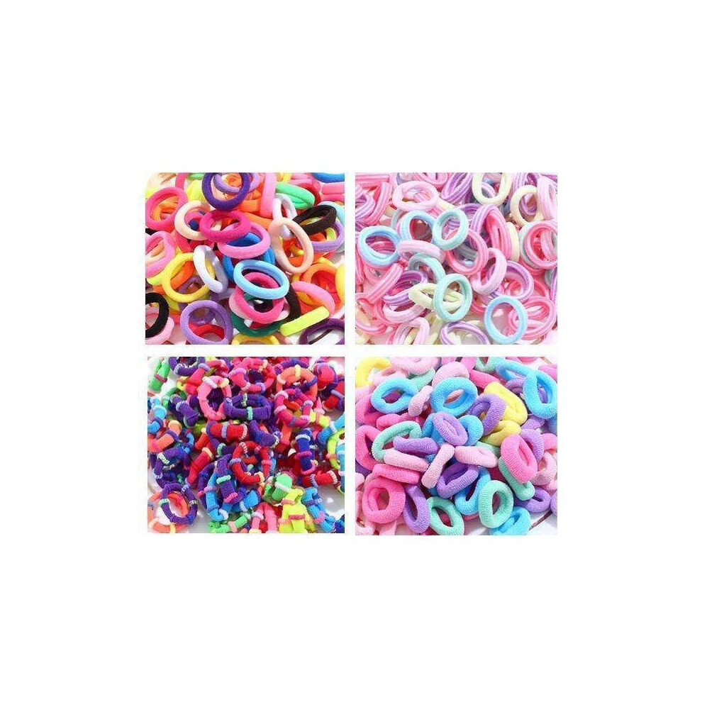 100Pcs Soft Hair Ties, Hair Bands, Hair Bands Multicolor No. 3 9389440859821