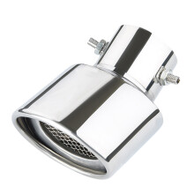 Car Modified Exhaust Pipe Outlet Stainless Steel Exhaust Pipe Modified Tailpipe Cover Decoration Tailpipe Exhaust Cover