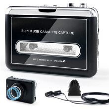 Updated Cette Player with Detachable External Speaker-Portable Cette to MP3 Digital Converter- Convert Tapes to