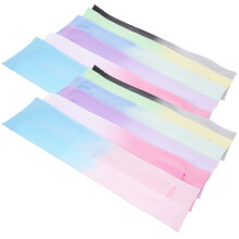 Gradient Ice Sleeves 6 Pairs Arm Forearm Driving Covers Sunblock Protector Summer Cooling Nylon Man