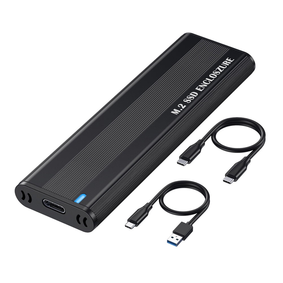 Jixopn External Hard Drive Case 10Gbps M.2 Nvme Ssd Enclosure Adapter Tool Free For 2230/2242/2260/2280 M.2 Ssd 9389440860421