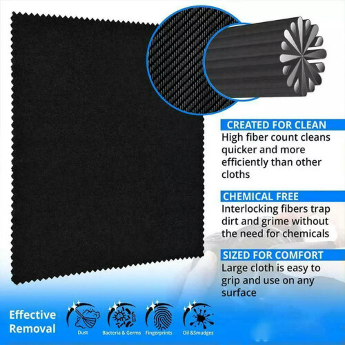 TUMALL Microfiber Cloth Glasses Cleaning Computer Screen Camera I7H5-new. Cleaner I3W2-default 2