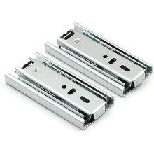2pcs Width 45mm Metal Ball Bearing Drawer Runner 100/160mm Fully Extension Draw Runners For Shelf/Drawer