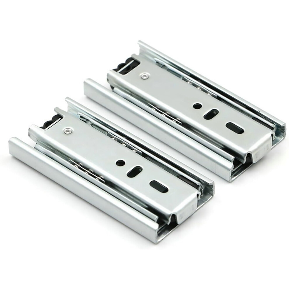 2Pcs Width 45Mm Metal Ball Bearing Drawer Runner 100/160Mm Fully Extension Draw Runners For Shelf/Drawer 9389440578043