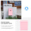 Pink Mailbox Decked Accessories Office Mailboxes Iron High Quality 3