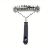 1pc Extra-Long Handle Y-Design Grill Cleaner Brush - Durable Stainless Steel Bristles for Non-Stick BBQ Cleaning - Ideal Outdoor Grills Accessory
