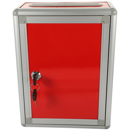 Wall Mount Mailbox Reusable Post Box Locking Letter Box Suggestion Box Collection Box 1
