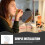 Vanity Mirror Mirrors Table Decorative for Desk Stand Up Irregular Aesthetic Wavy 3