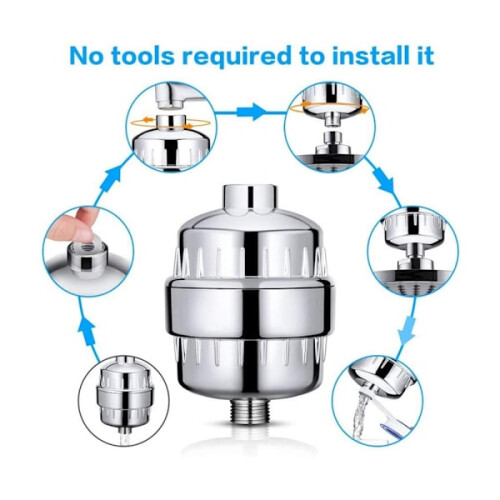 Shower filter for hard water - Water purifier 380 2