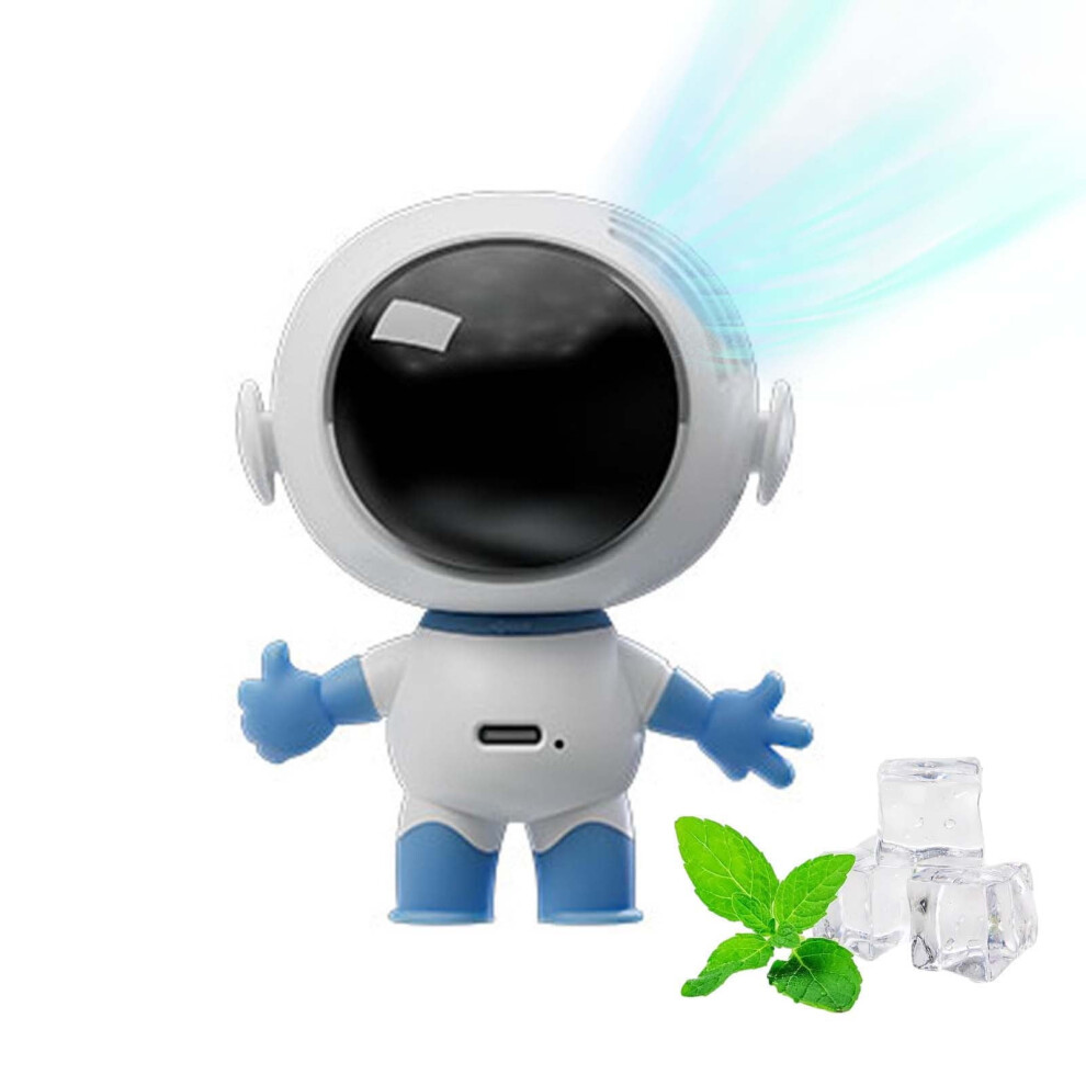 Yobolk Fan Neck Fan Fan Portable Fan Astronaut Hanging Small Portable Portable Portable Astronaut Clearance 9389440664524
