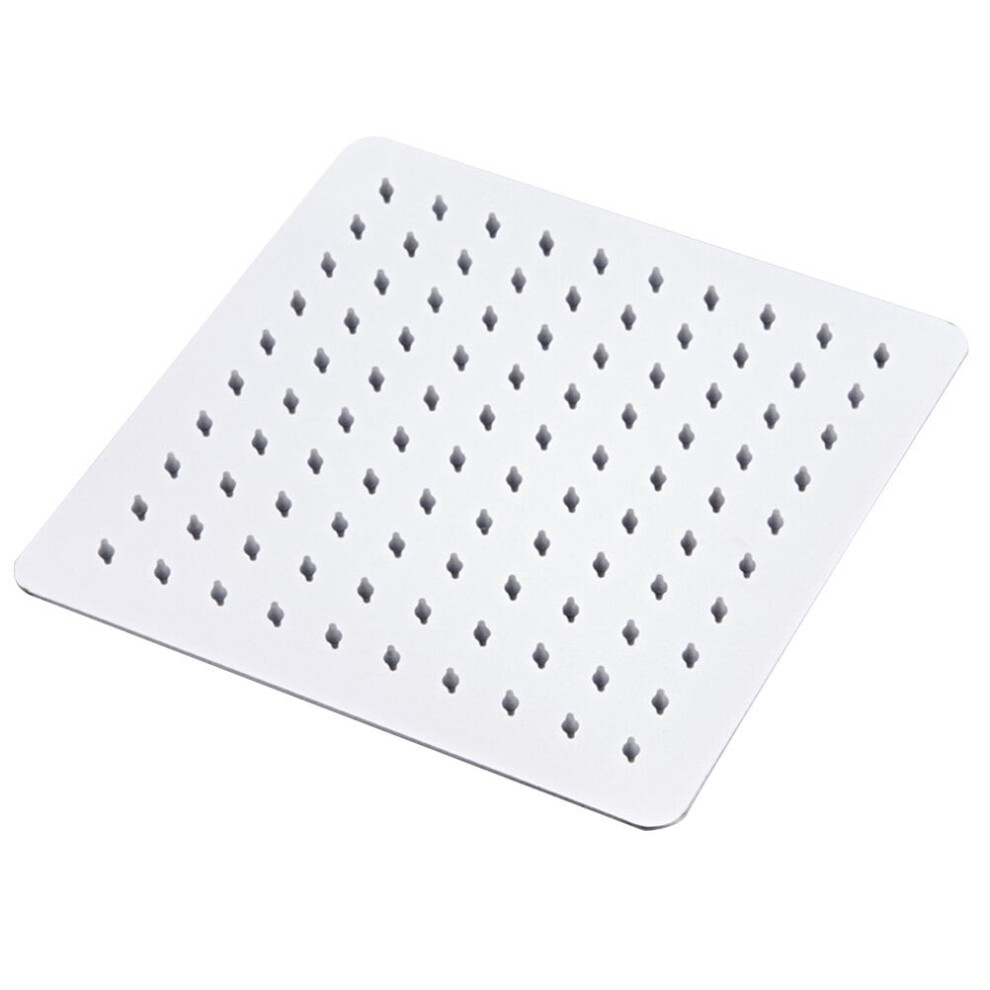 Square Shower Head Stainless Steel Ultra-Thin Waterfall Shower Heads Square High Pressure Rainfall Shower Head Rain Showerheads (4 Inch) 9389440664449
