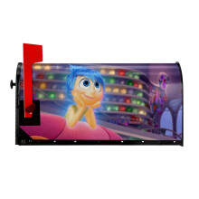 Inside Out Magnetic Mailbox Cover Garden Yard Home Decor For Outside, Decorative Outdoor Post Letter Box Wrap Decor Mail Wraps, 25.5x21 In