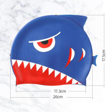 Kids Swimming Caps Silicone Waterproof Cartoon Diving Hat Soft High Elastic And Durable