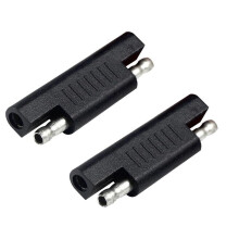 2Pcs Sae Adapter Photovoltaic Connector Converts Solar Cell Plugs