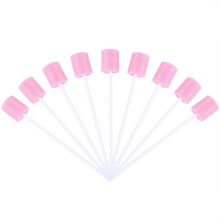 Mouth Sponges Toothpicks 100pcs Disposable Oral Care Sponge Stick Tooth Cleaning Mouth Sponges