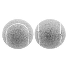 2 PCS Precut Walker Tennis Ball for Furniture Legs Protection, Grey
