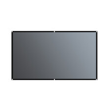 Kiplyki Metal Curtain Projection Screen 60 Inch, Washable Projector Screen 16:9 Foldable Portable Projector Movies Screen For Home Outdoor Indoor