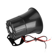 Security Alarm - DC12V 15W Wired Alarm Loudly Sound Horn with Bracket