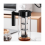 Cold Brew Coffee Maker, Glass Iced Coffee Maker and Tea Infuser with Leak-Proof Pitcher with Mesh Filter 3