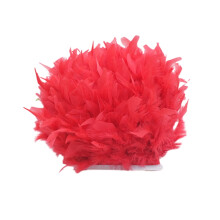 Worallymy Multi-Color Feather Trim Ribbon Party Dress Beautiful Handicrafts Feather Fringe Trims Decoration Accessories Sewing Plumes Type 10