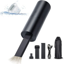 Mini Vacuum Cleaner, Small Portable Wireless Keyboard Vacuum Cleaner, Rechargeable