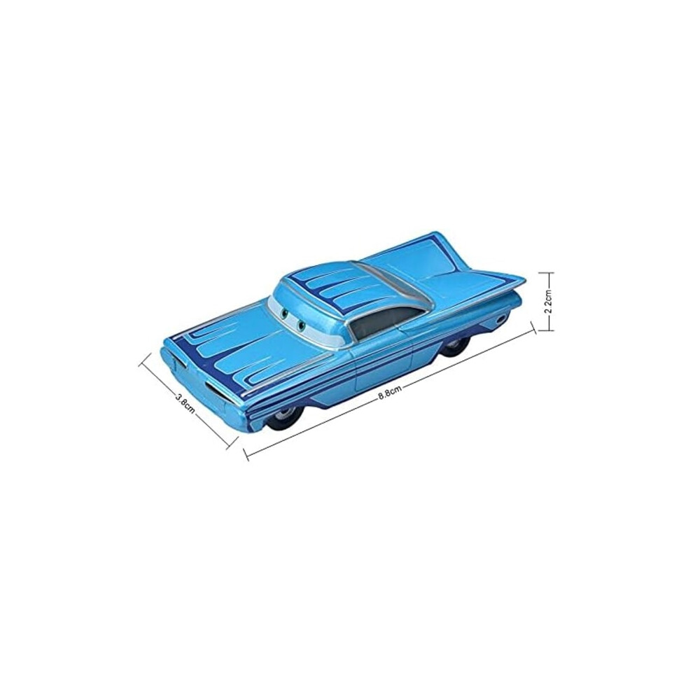 Disney Pixar Cars 3 Chick Hicks, Police McQueen, Mater, Hudson Diecast Metal Alloy Model Car Toys for Boys (Color: Chick Hicks)